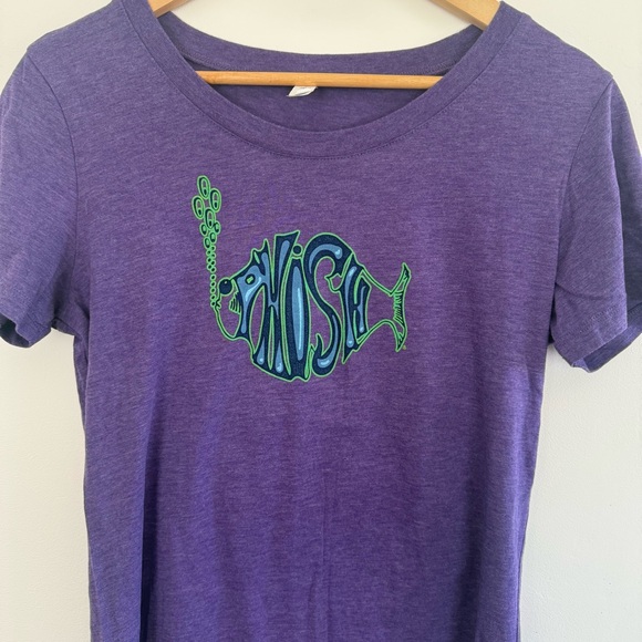Phish Women’s Ape Diver Summer 2016 Tour Purple Graphic T-Shirt Size XL - Picture 4 of 8